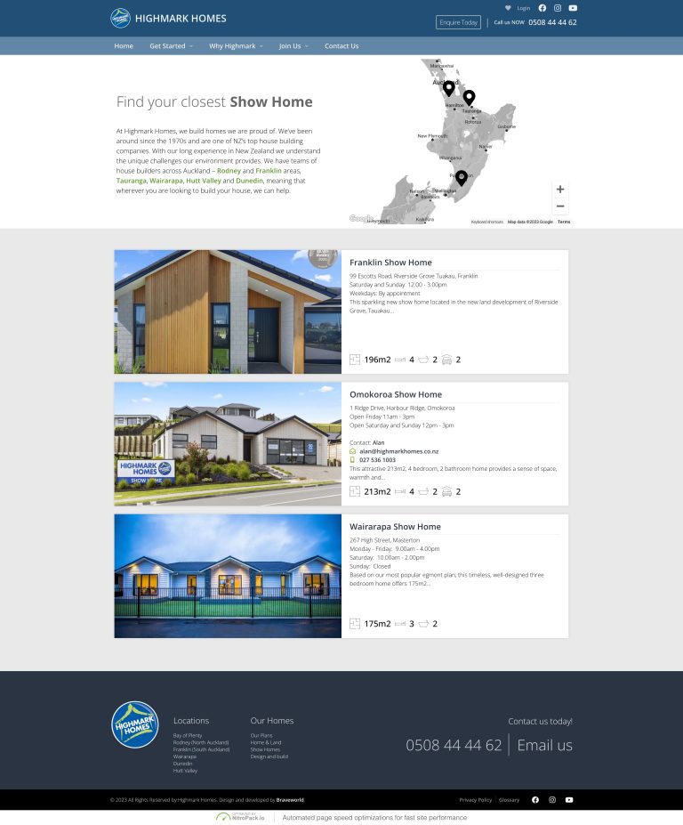 Willing Web - Highmark Show Homes NZ | Franklin, Omokoroa & Wairarapa